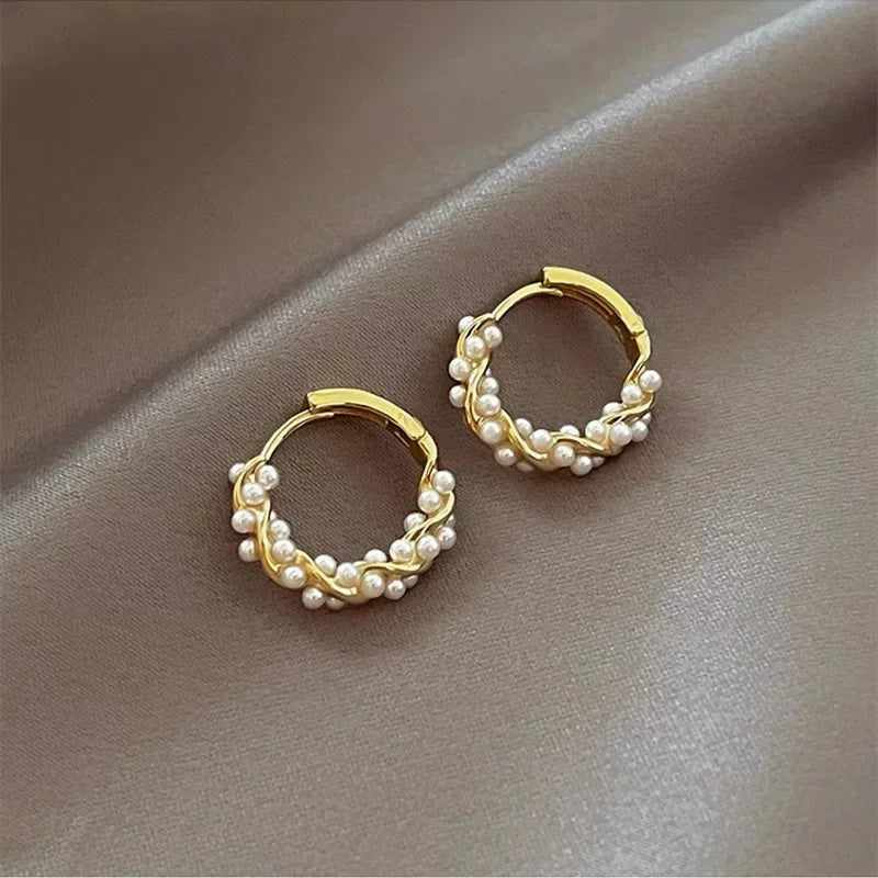 Pearl Earrings Fashion Small Versatile Earrings Women's Jewelry