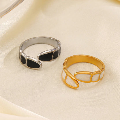 Stainless Steel Rings for Women Fashion Waterproof Vintage Jewelry Party Gifts